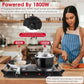 1800w Electric Double Burner Portable Infrared Hot Plate