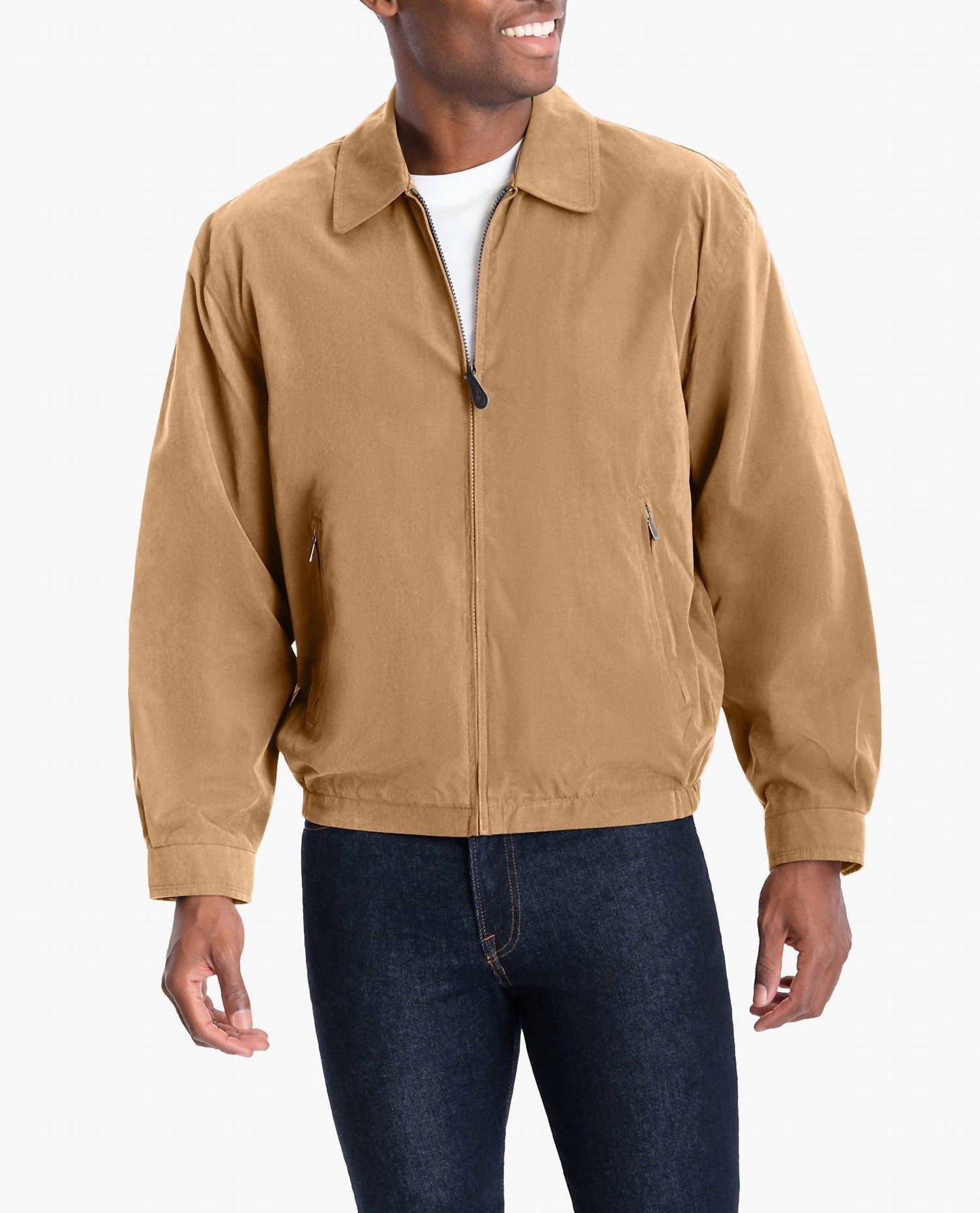 London Fog - Tall Men's Auburn Light Weight Zip Front Golf Jacket