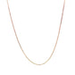 18k Rose Gold Diamond Cut Cable Link Chain (0.75 mm)