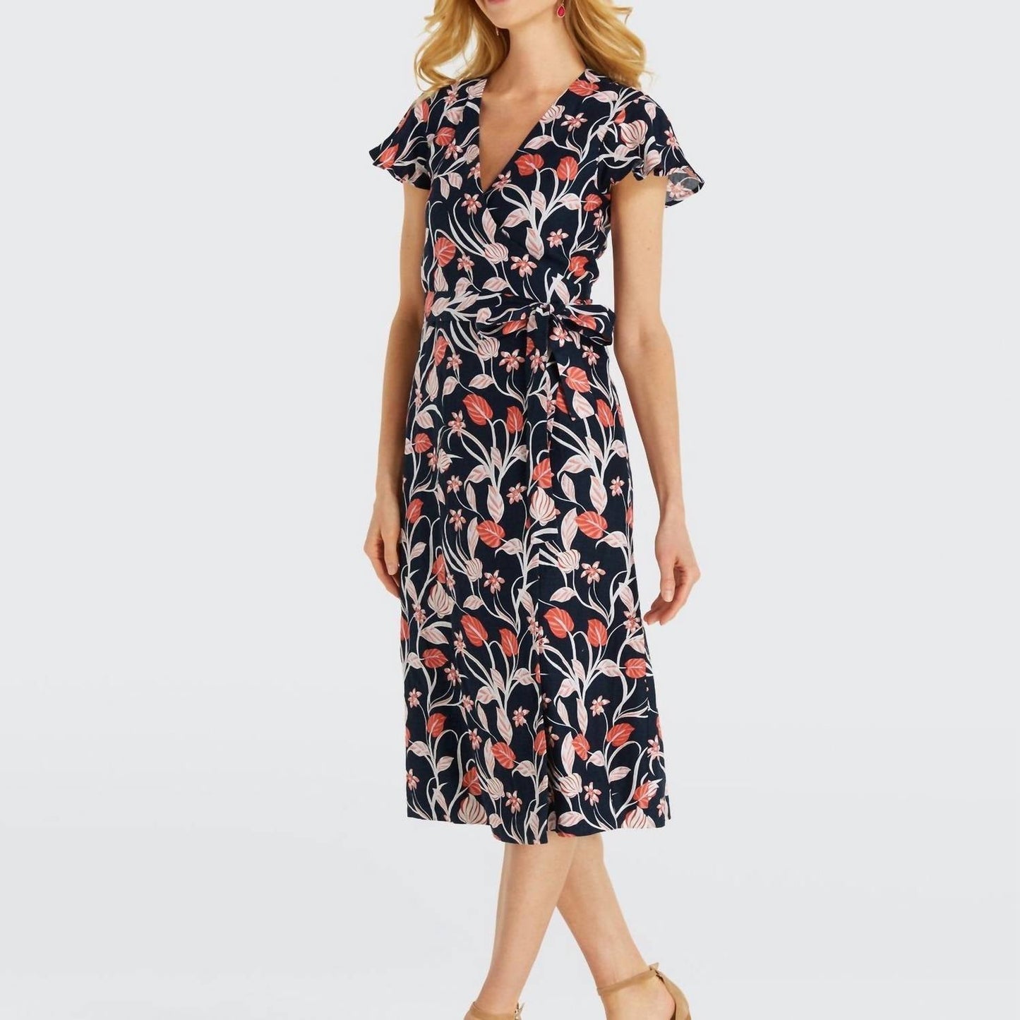 Draper James - Linen Wrap Dress