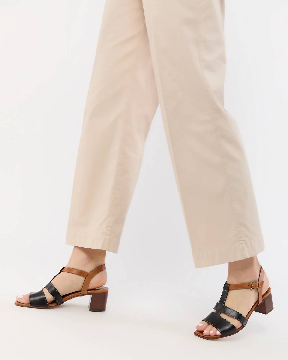 Ann Mashburn - Women's Square Toe T-strap Heel