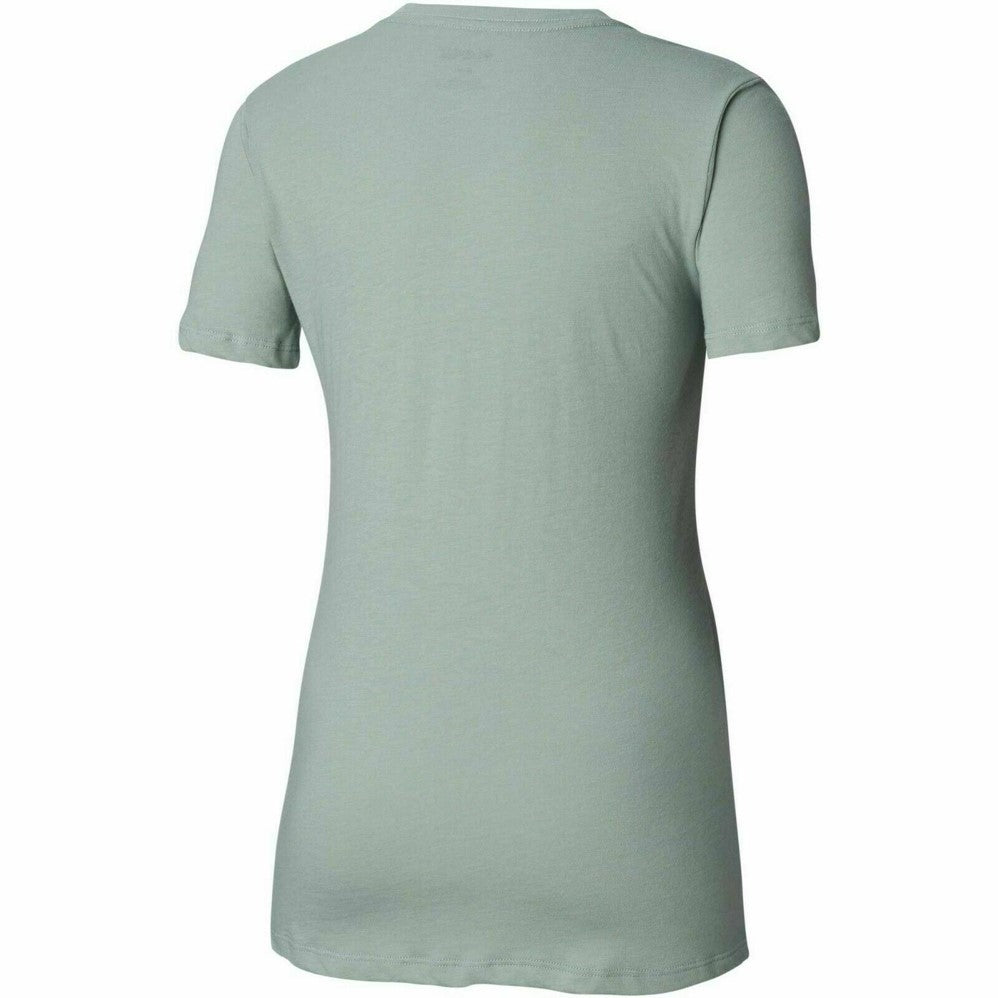 Columbia Women's Word Block Tee Green Size Extra Large