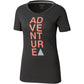 Columbia Women's Word Block Tee Grey Size 2 Extra Large