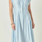 2.7 August Apparel - Contrast Stitch Midi Dress