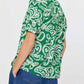 Current Air - Abstract Printed V-neck Blouse