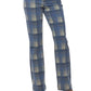 Judy Blue - Vintage Plaid Straight Leg Jeans