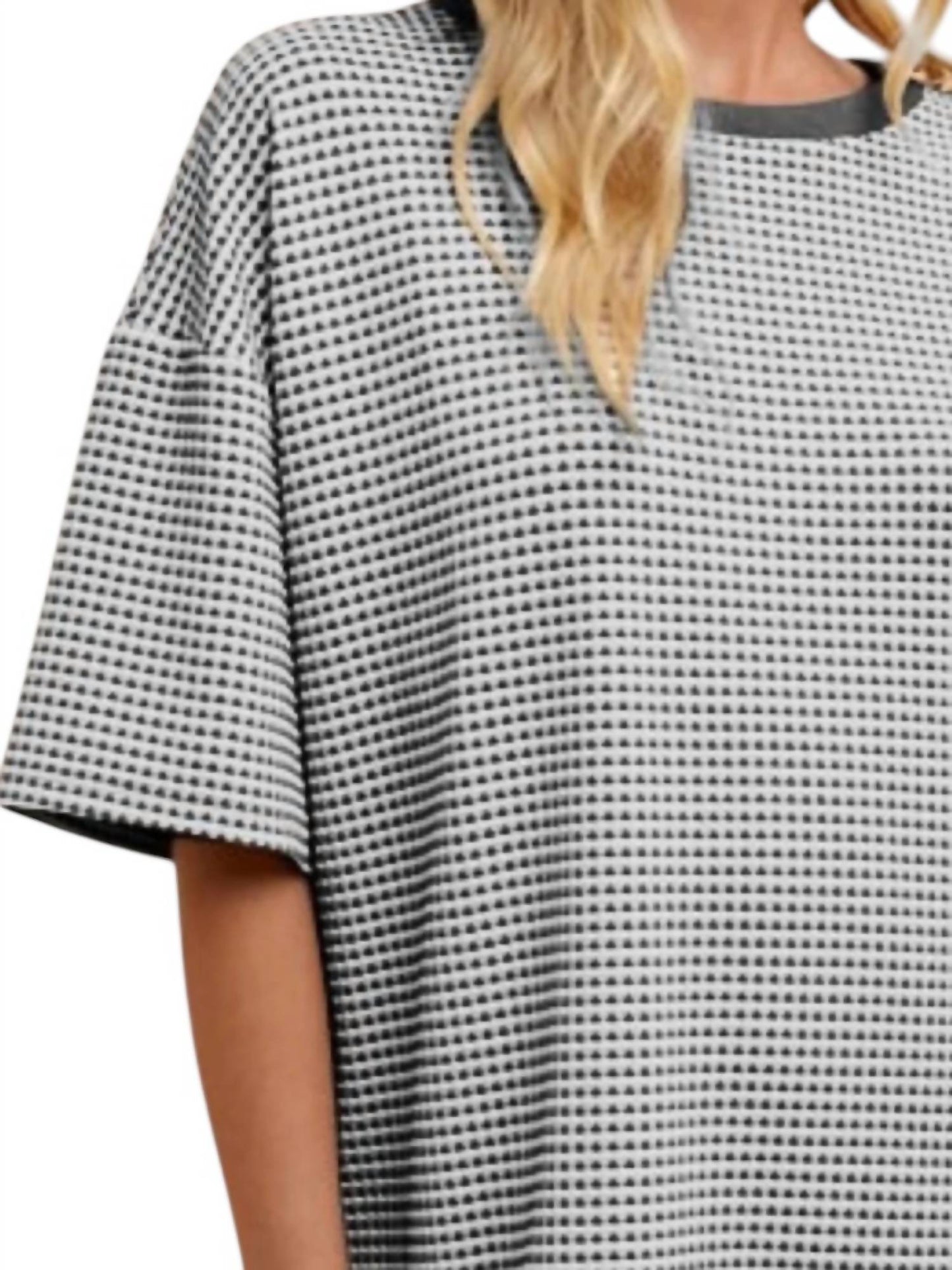 Anniewear - Knit T-shirt Mini Dress