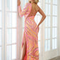 Aleta - One-shoulder Asymmetrical Evening Dress