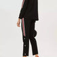 Topshop - Side Stripe Popper Pants