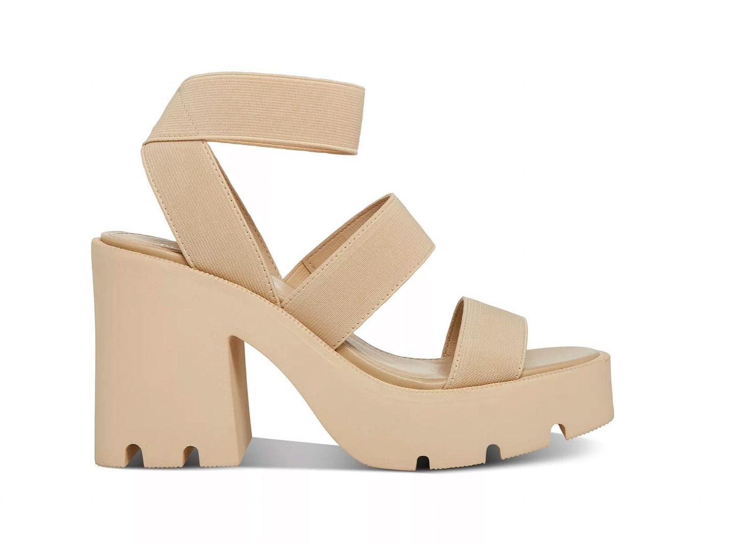 Steve Madden - Women's Round Toe Strappy Lug Platform Sandals
