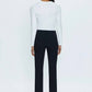 Pistola - Diana Mid-rise Front Slit Trouser