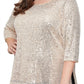 Alex Evenings - Sequined Party Top