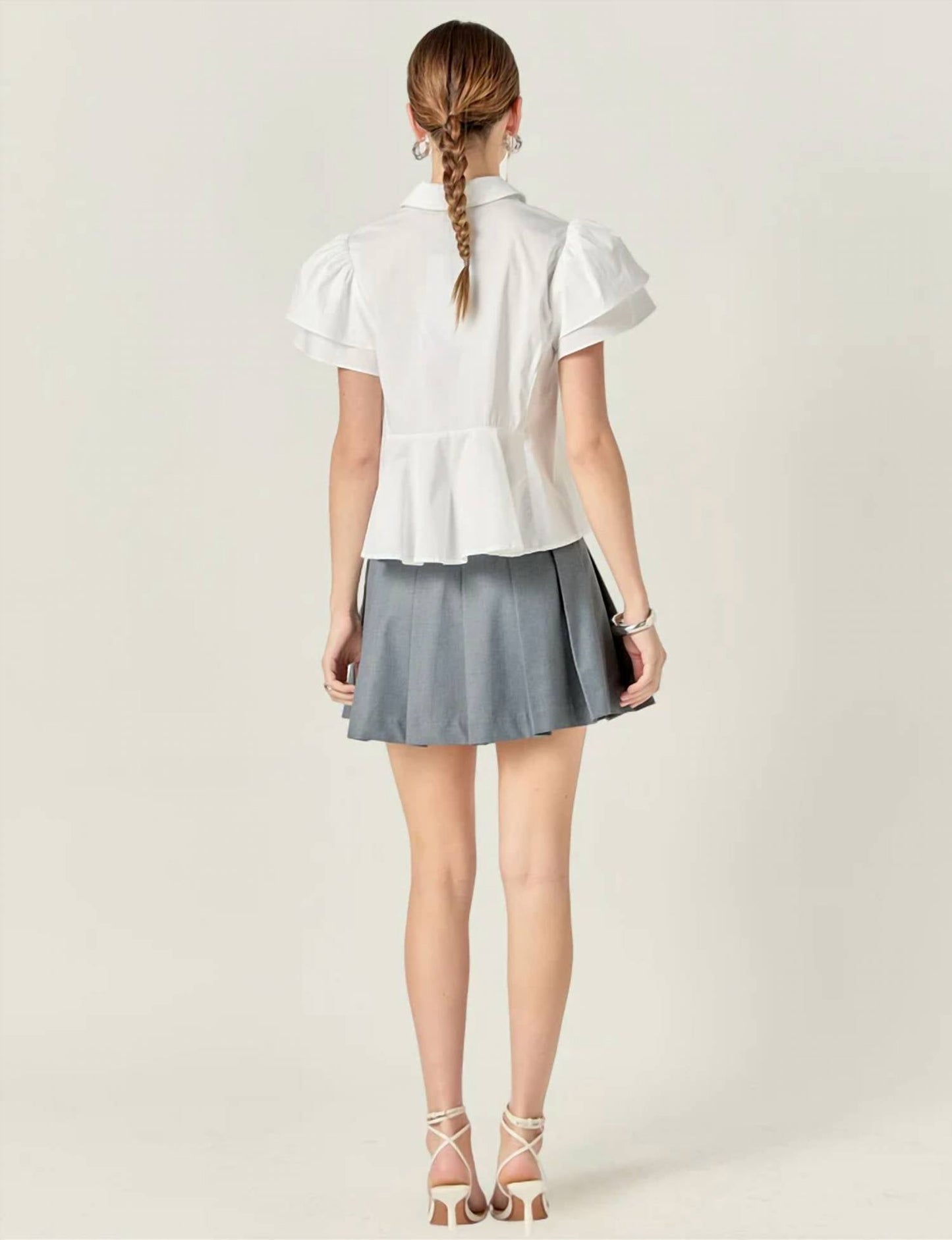 English Factory - Lilly Peplum Top
