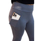 Julia Rose - Cassie Bootcut Leggings with Pockets