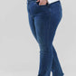 Nydj - Plus - Marilyn High Rise Straight Leg With Frayed Hem