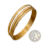 18k Gold Plated Minimalist Stackable Bangle Set