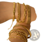 18k Gold Pvd Plated Stainless Steel Chain Link Bracelet