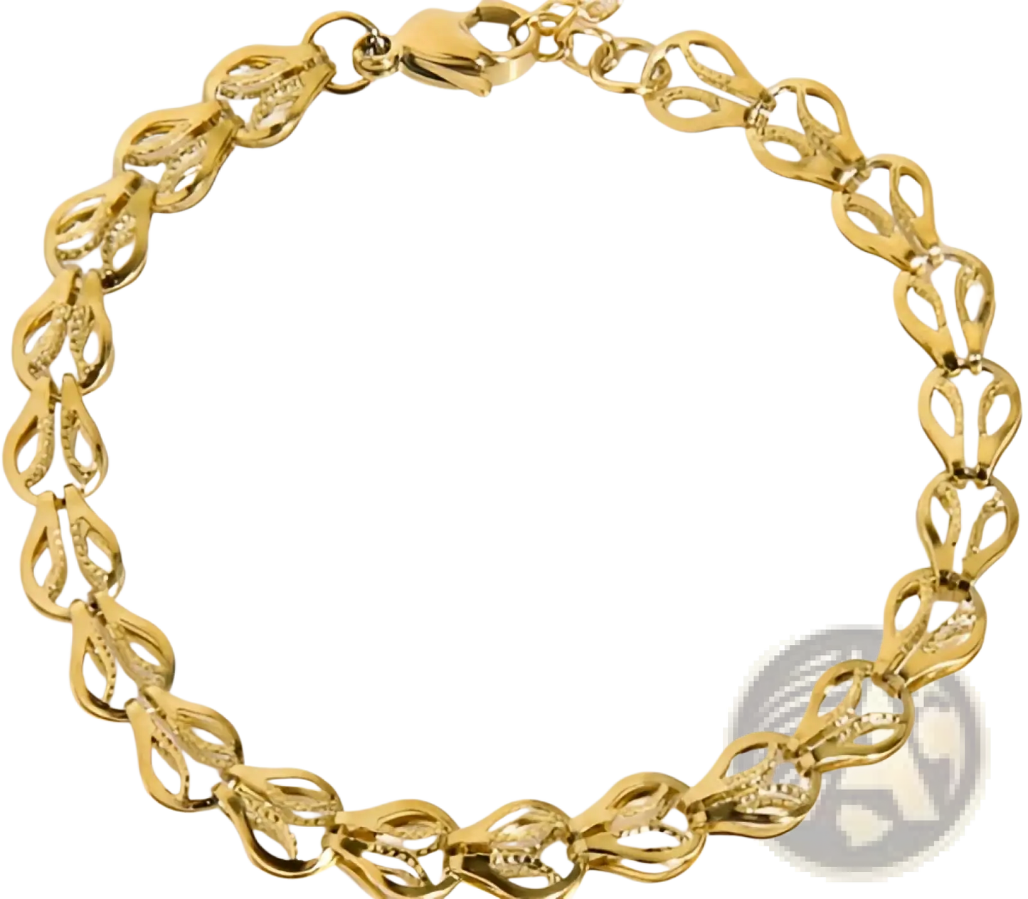 18k Gold Pvd Plated Stainless Steel Chain Link Bracelet