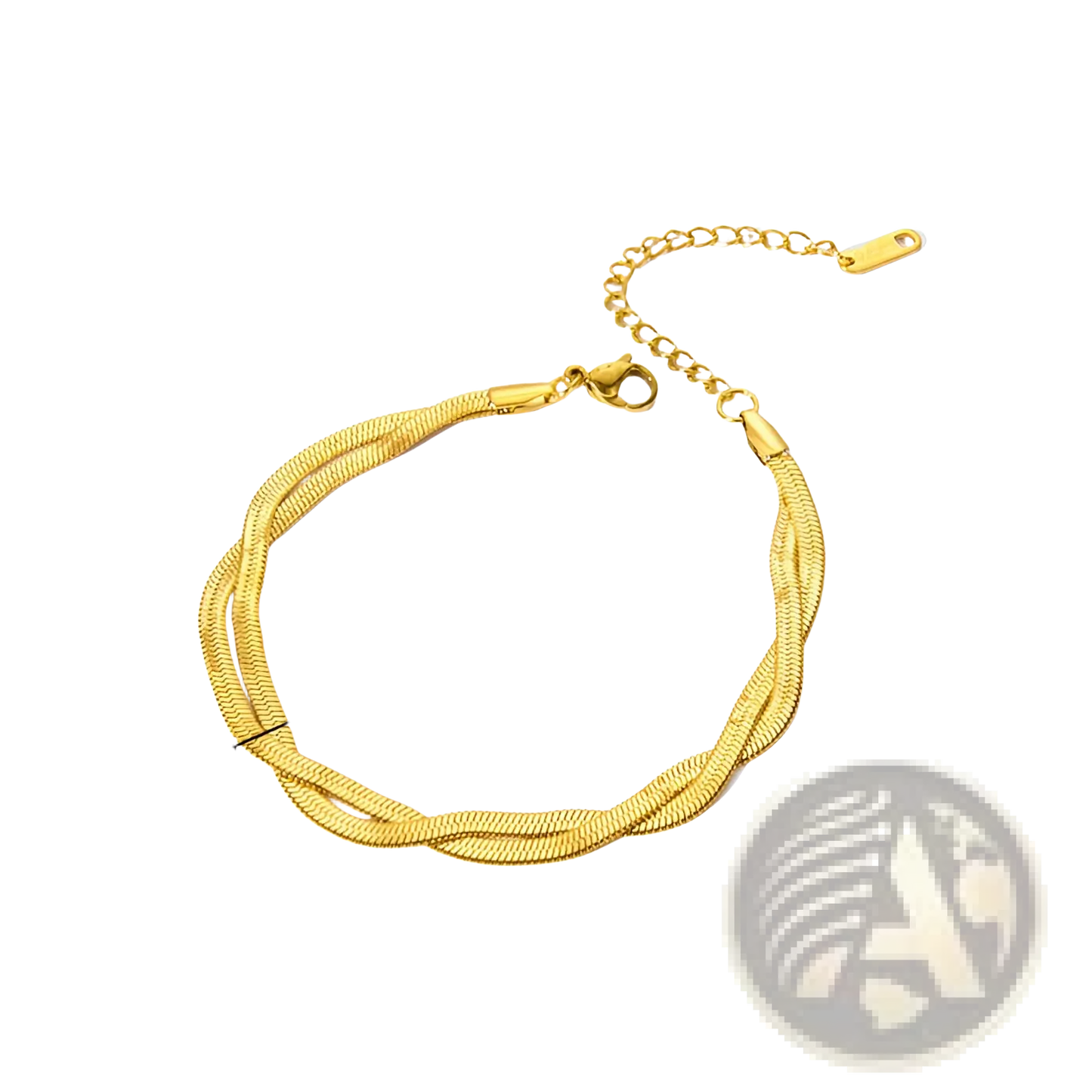18k Gold Pvd Plated Stainless Steel Chain Link Bracelet