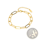 18k Gold Pvd Plated Stainless Steel Chain Link Bracelet