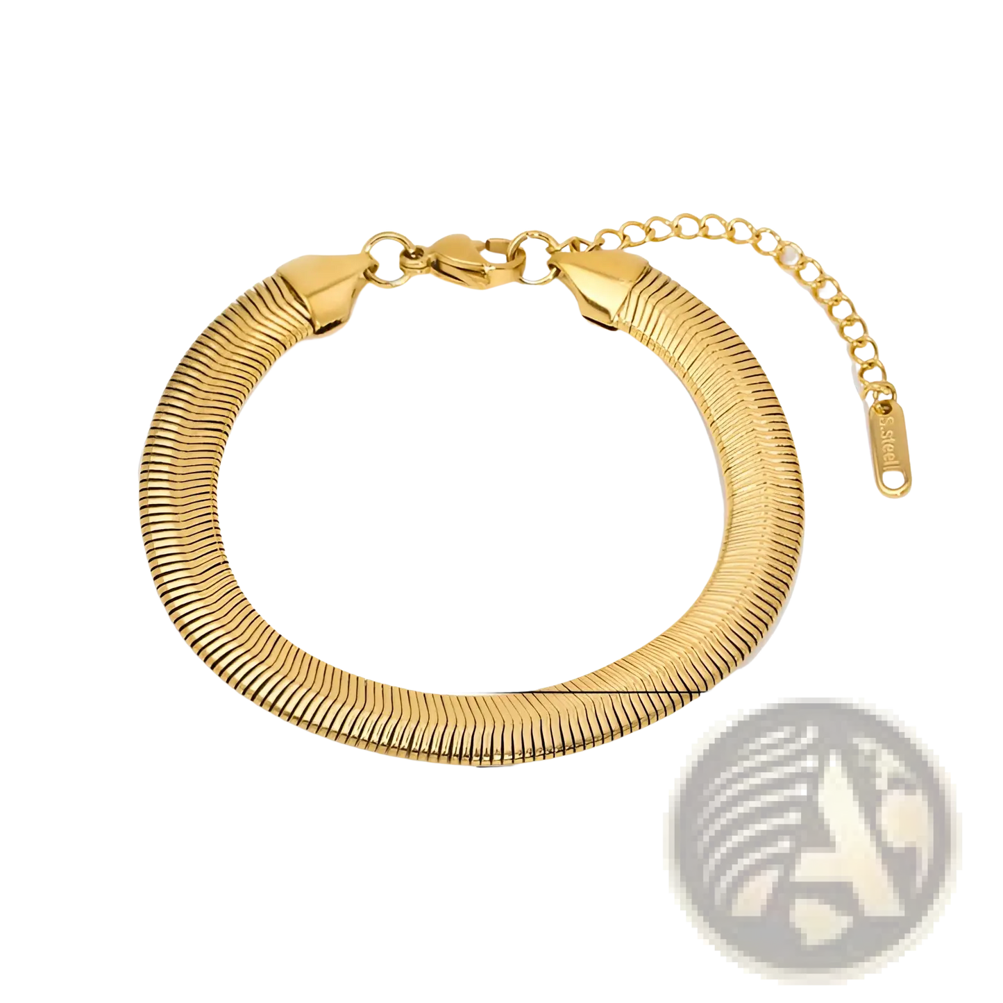 18k Gold Pvd Plated Stainless Steel Chain Link Bracelet