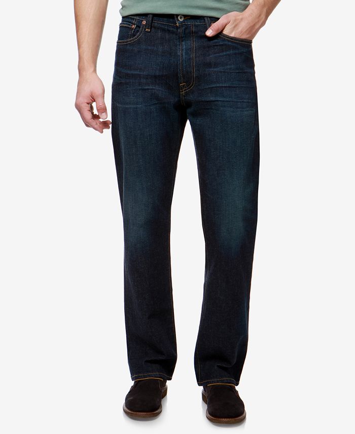 Lucky Brand Men's Relaxed Straight Fit Stretch Jeans Blue Size 33X32
