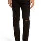 FRAME L'Homme Skinny Fit Jeans in Noir Slits , Size 33