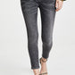 FRAME Le One High Waist Crop Skinny Jeans in Hughes , Size 2