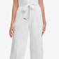 Tommy Hilfiger Women's Belted Cropped Jumpsuit White Size 14