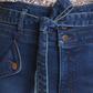 Veronica Beard Giselle High Waist Slim Flare Jeans in Washed Oxford , Size 24