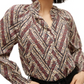 Veronica Beard Calisto High Neck Ruffled Top White