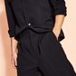 Royalty By Maluma Men's Slightly Wide Leg Trousers Black Size 38