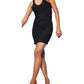 Royalty by Maluma Women's Bodycon Mini Dress Black Size X-Large