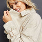 Royalty by Maluma Women's Herringbone Moto Jacket White Size Small