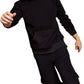 Royalty by Maluma Men's Relaxed Fit Mixed Media Hoodie Black Size XX-Large