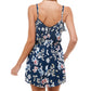 Trixxi Junior's Popover Cross Front Romper Blue Size Large