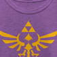 Nintendo Girl'sLegend of Zelda Triforce Graphic Tee Purple Size Medium
