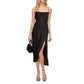 Astr The Label Women's Cowl Neck Midi Dress Black