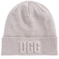 UGG पुरुषों की 3D लोगो कफ बीनी ग्रे रेगुलर साइज़