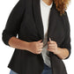 Eloquii Women's Plus Size Ali Blazer in Black - Size 18W