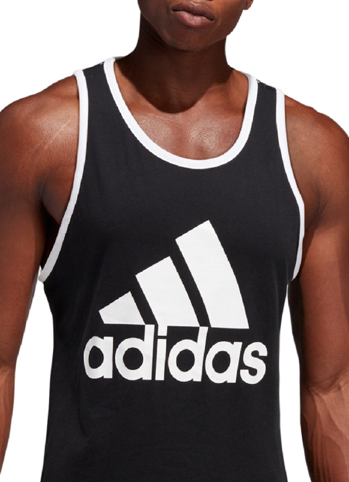 adidas Men's Logo Tank Black Size XX-Large