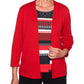 Alfred Dunner Women's Petite Sutton Place Layered-Look Top Size PXL