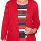 Alfred Dunner Women's Petite Sutton Place Layered-Look Top Size PXL