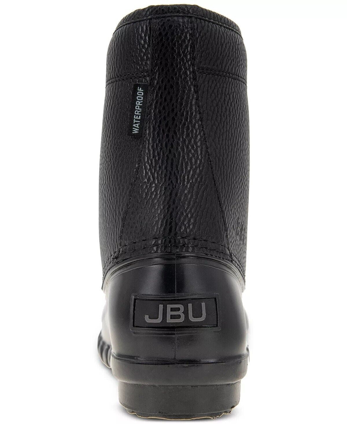 JBU मेन्स मेन डक बूट काला साइज 10