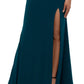 XSCAPE Women's One Shoulder Gown Green Size 4