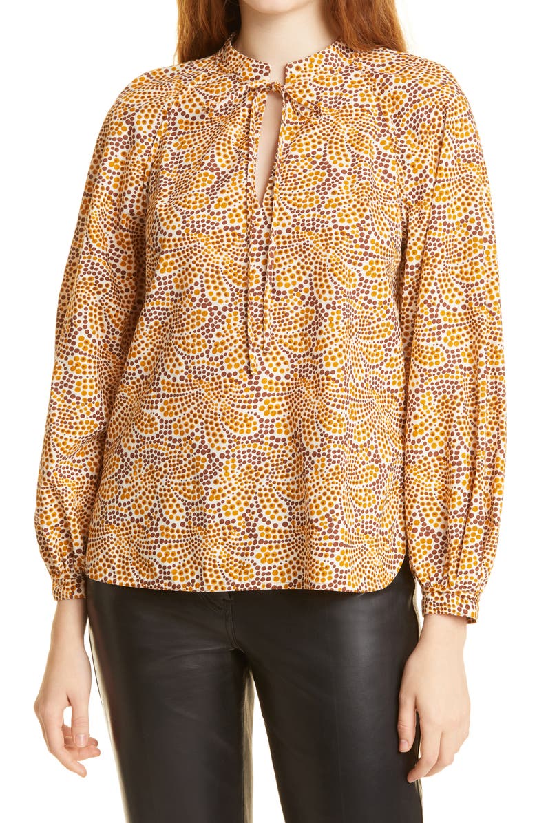rebecca-taylor-abstract-floral-blouse-in-speckled-fleur-marig-at-nordstrom-size-12