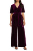 eliza-j-womens-blue-wide-leg-faux-wrap-jumpsuit