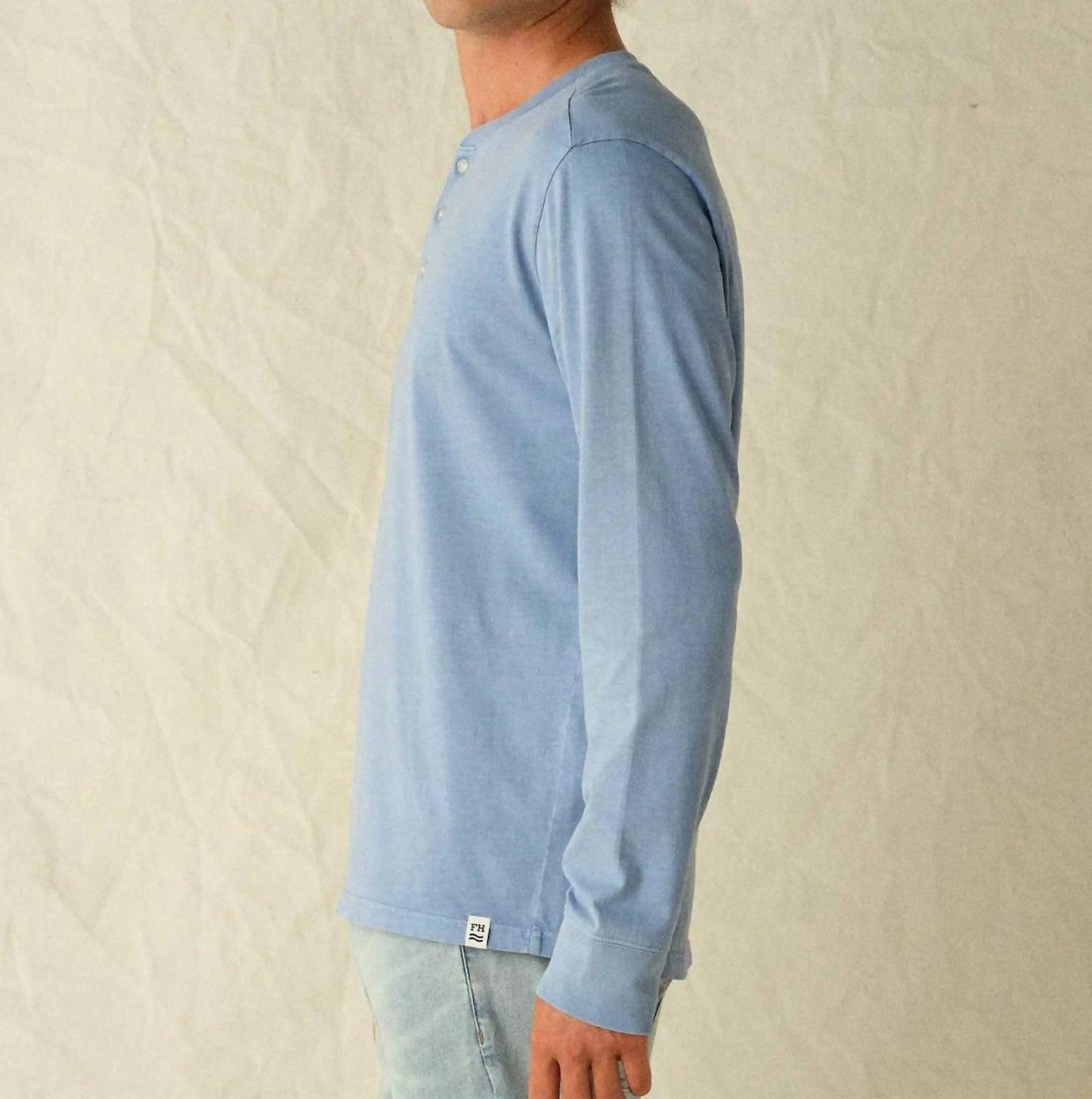 Fair Harbor - Saltaire Henley Long Sleeve Top