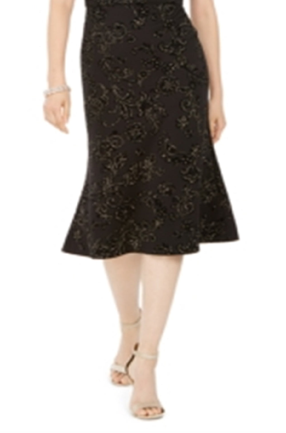28Th & Park Women's Velvet Off The Shoulder Dress Brown Size 10