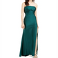 Jump Junior's Ruched Strapless Gown Green Size 0